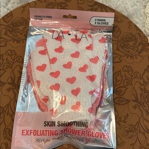5/$25 LA LA Pink Spa shower gloves 🆕